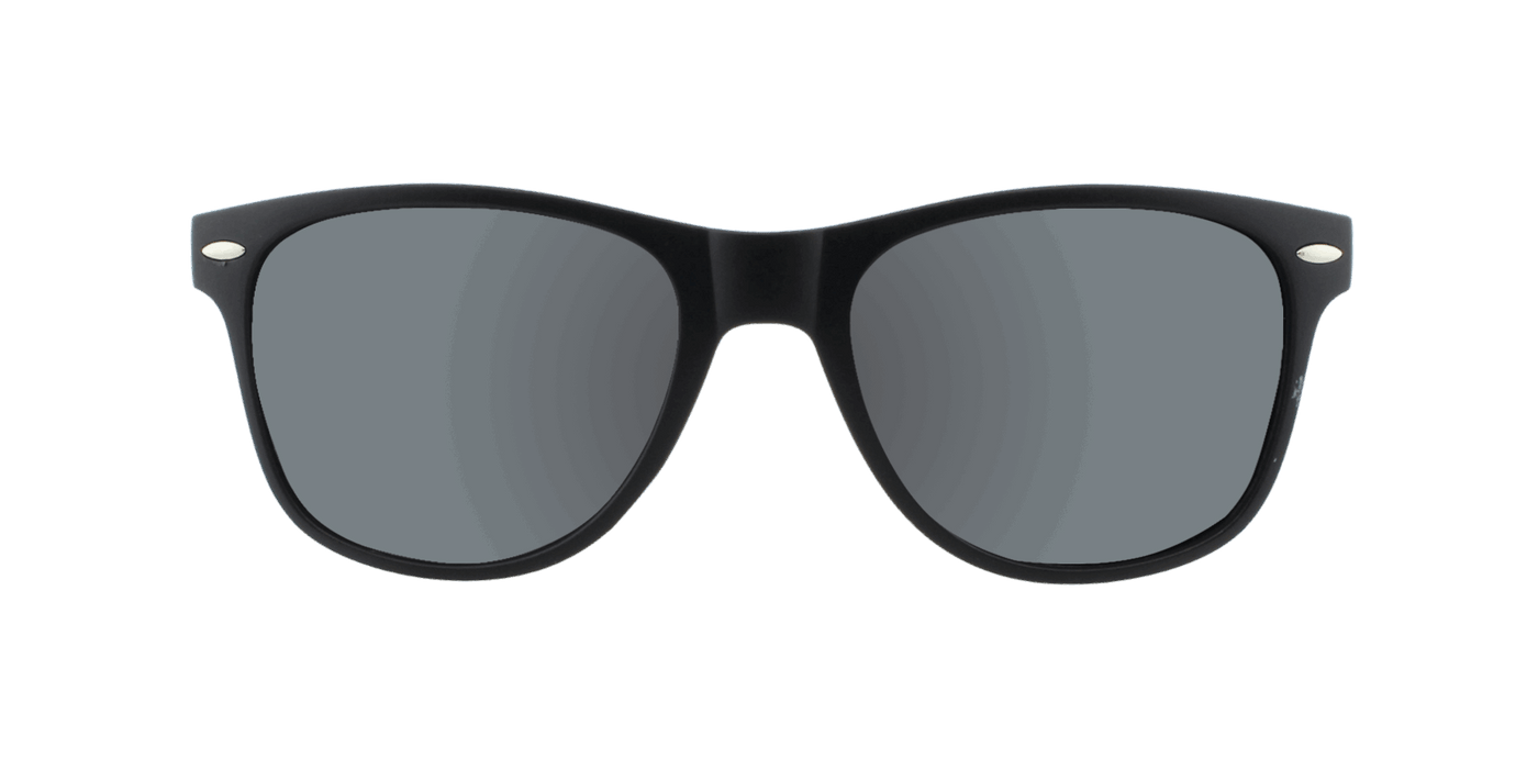 Vibe - Polarized Classic Retro Black Matte (Dark Smoked)