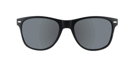 Vibe - Polarized Classic Retro Black Matte (Dark Smoked)