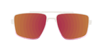 Maverick - Modified Aviator White and Pink Translucent (Pink Mirror)