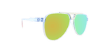 Centurion - Modified Aviator Baby Blue Translucent w/ Bubblegum Pink Translucent (Pink Mirror)