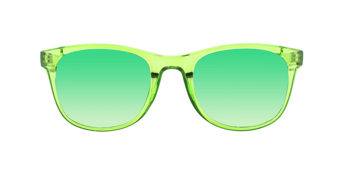 Flashback - Polarized Classic Retro Duck Green Translucent (Dark Green Gradient)