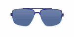 Maverick - Polarized Modified Aviator Blue and Clear Translucent (Smoked)