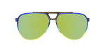 Centurion - Modified Aviator Dark Blue Translucent w/ Bright Gold Translucent (Gold Mirror)