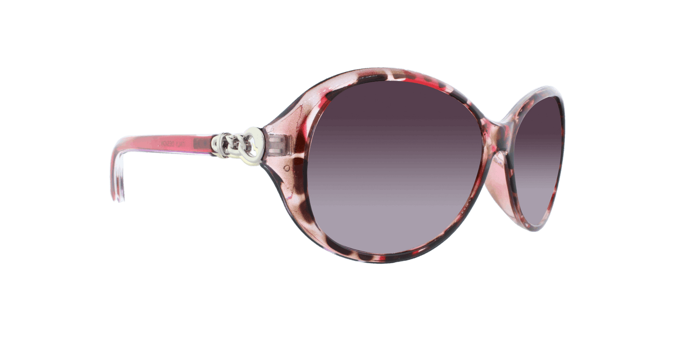 Haylea - Polished Fashion with Metal Accents Pink Demi (Smoked)