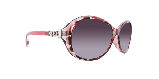 Haylea - Polished Fashion with Metal Accents Pink Demi (Smoked)