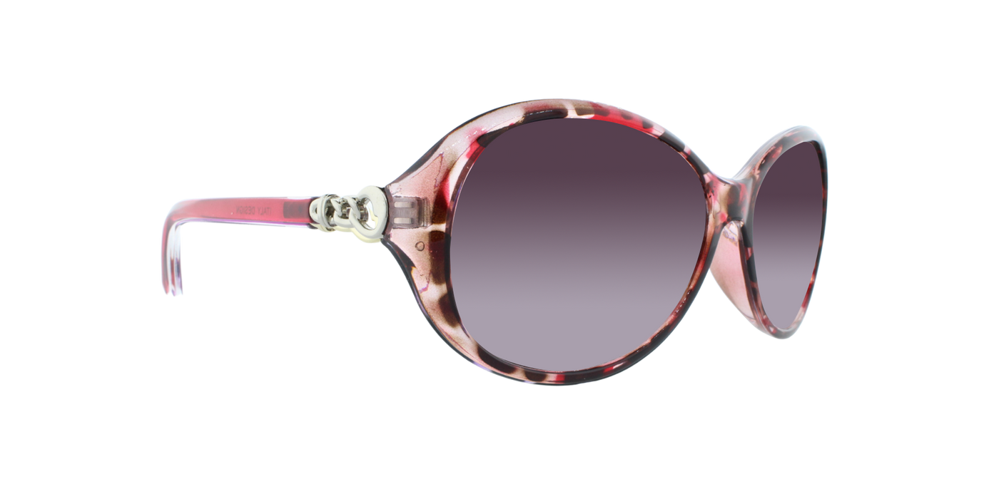 Haylea - Polished Fashion with Metal Accents Pink Demi (Smoked)