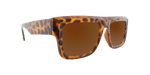 Echo - Polarized Modified Retro Tortoise (Dark Brown)