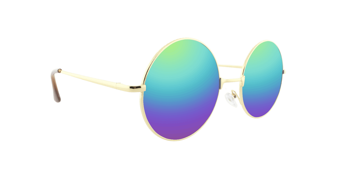 Imagine - Classic Round Gold (Rainbow Mirror)