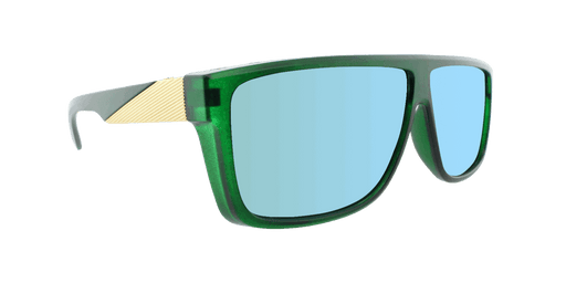 Epoch - Polarized Modified Retro Duck Green Iced Matte (Gold Mirror)