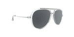 Baron - Modified Aviator Charcoal Translucent w/ Gunmetal (Dark Smoked).