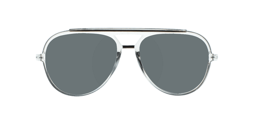 Baron - Modified Aviator Charcoal Translucent w/ Gunmetal (Dark Smoked).