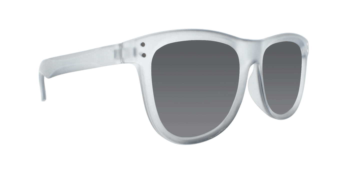 Legacy - Polarized Classic Retro Charcoal Iced Matte (Dark Smoked)
