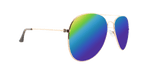 Sunset - Classic Aviator Gold (Rainbow Mirror)