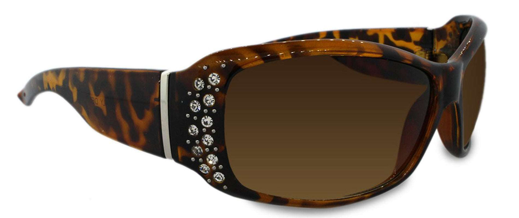 Adelynn - Polarized Thick Arm with Rhinestones