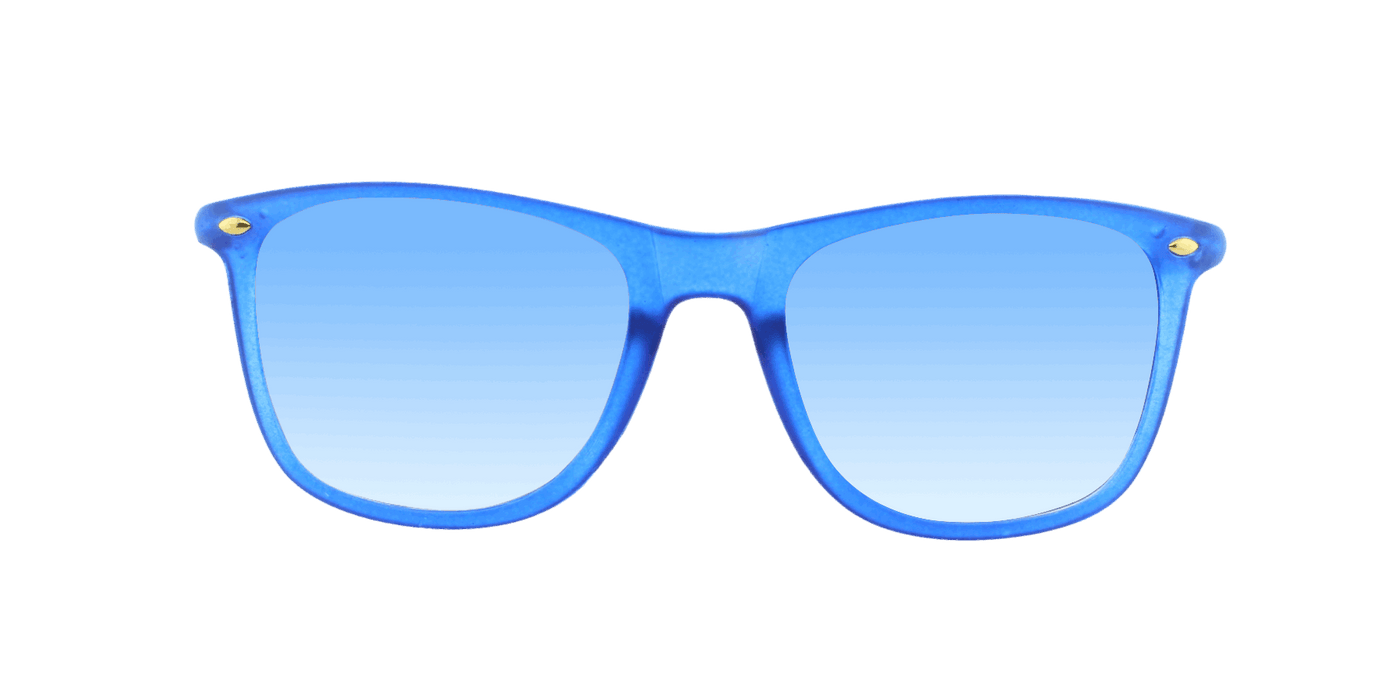 Throwback - Polarized Classic Standard Spring Hinge Dark Blue Iced (Dark Blue Gradient)