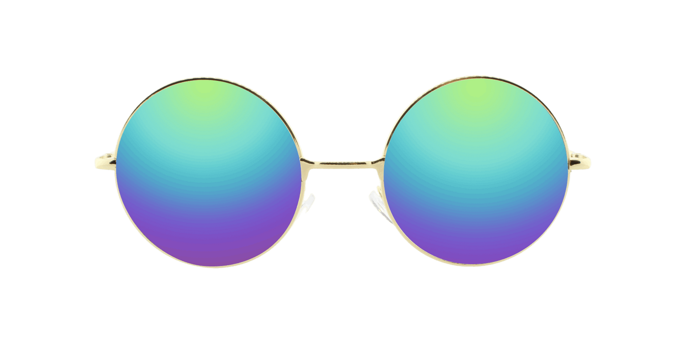 Imagine - Classic Round Gold (Rainbow Mirror)