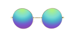 Imagine - Classic Round Gold (Rainbow Mirror)