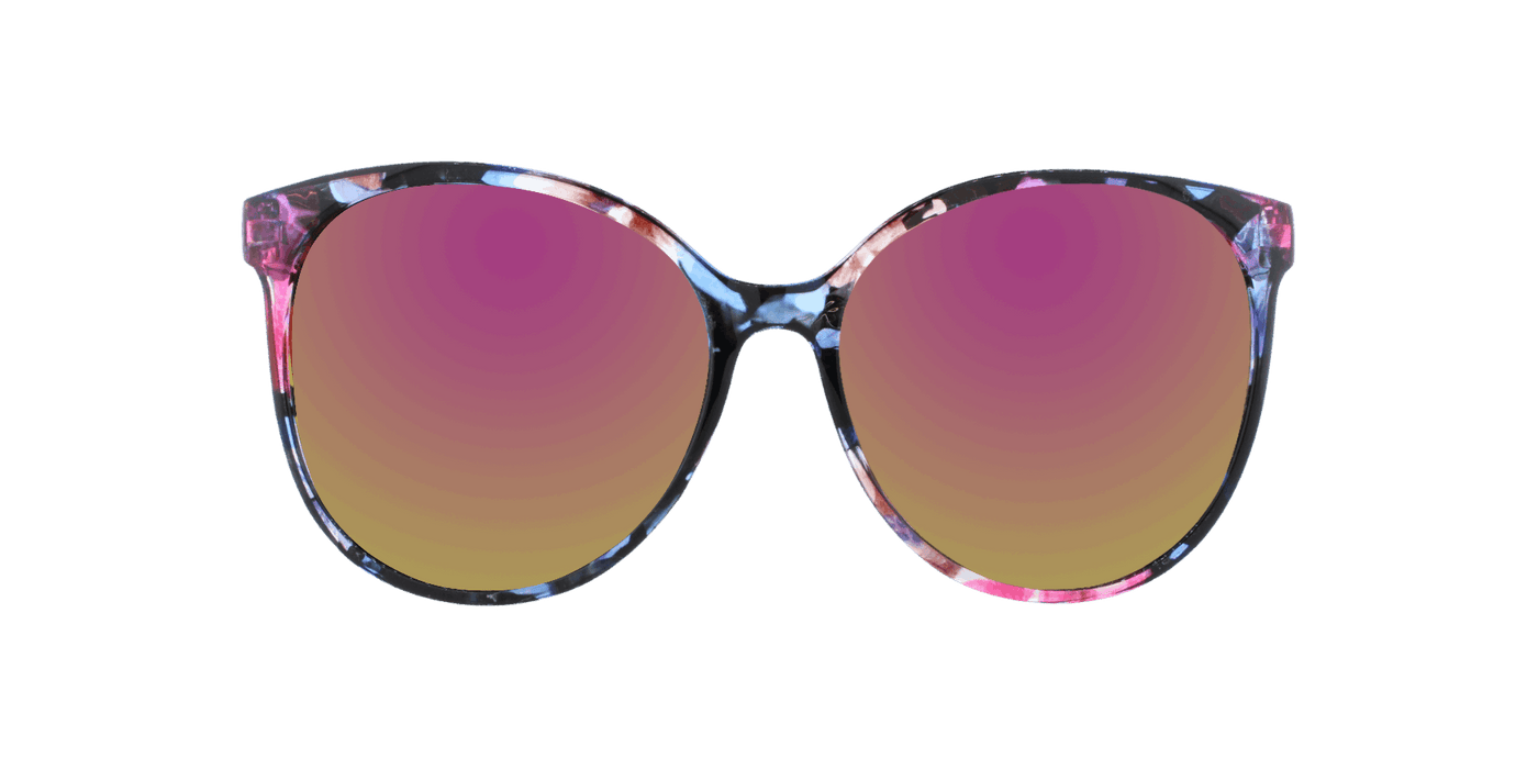Danielle - Oversized Fashion Floral (Purple Mirror)