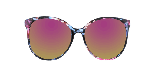Danielle - Oversized Fashion Floral (Purple Mirror)