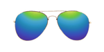 Sunset - Classic Aviator Gold (Rainbow Mirror)