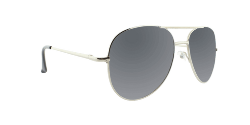 Fuselage - Polarized Full-Size Aviator Silver (Dark Smoked)