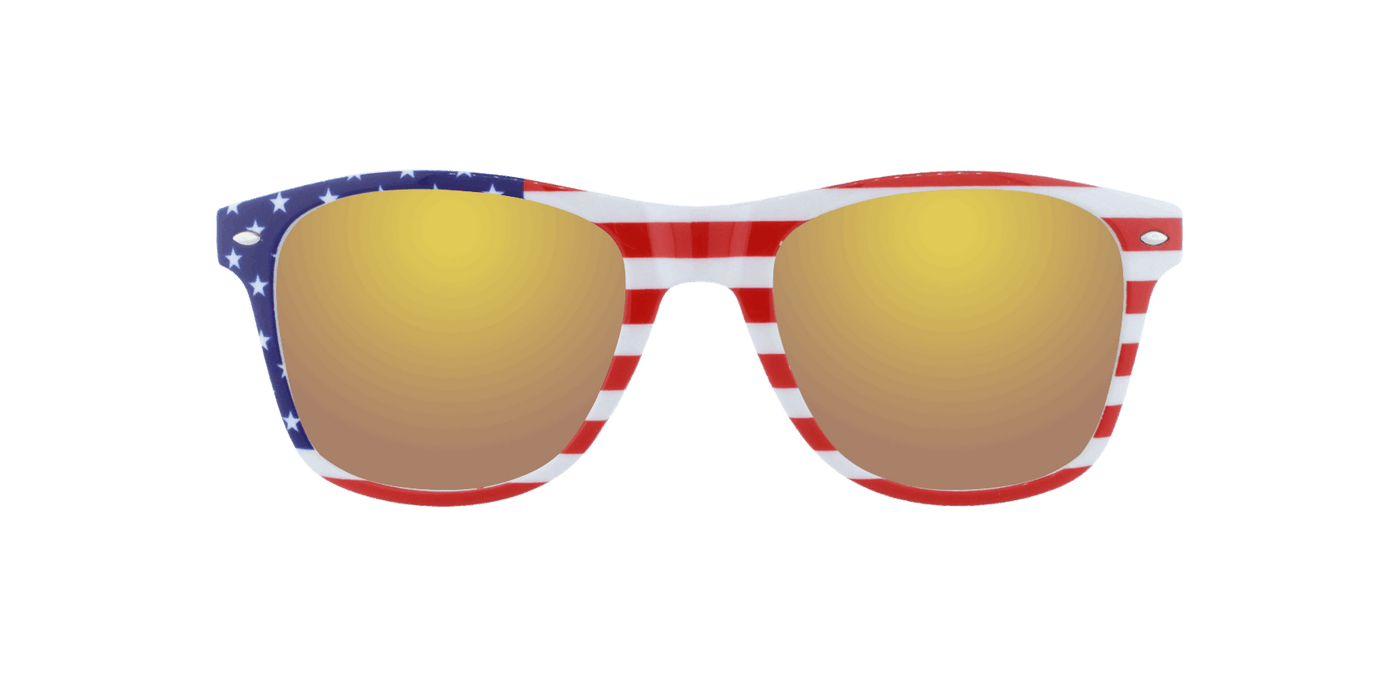 Stars and Stripes - Patriotic (Red Mirror)