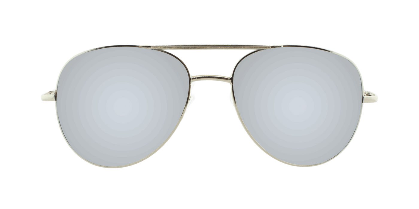Fuselage - Polarized Full-Size Aviator Silver (Silver Mirror)
