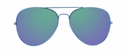 Sunset | PETITE - Classic Aviator Blue (Aquamarine Mirror)