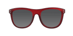 Legacy - Polarized Classic Retro Dark Red Iced Matte (Dark Smoked)