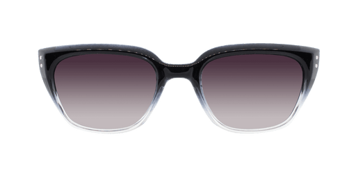 Vintage - Polarized Fashion Retro Black Polished (Smoked Gradient)