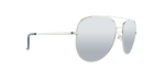 Houston - Spring Temple Aviator Silver (Silver Mirror)