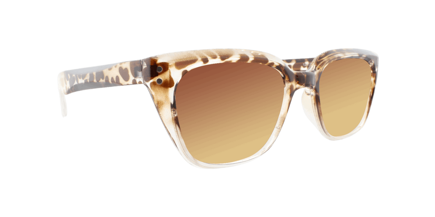 Vintage - Polarized Fashion Retro Tortoise Polished (Brown Gradient)