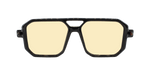 Voyager - Modified Aviator Black w/ Clear (Light Brown).