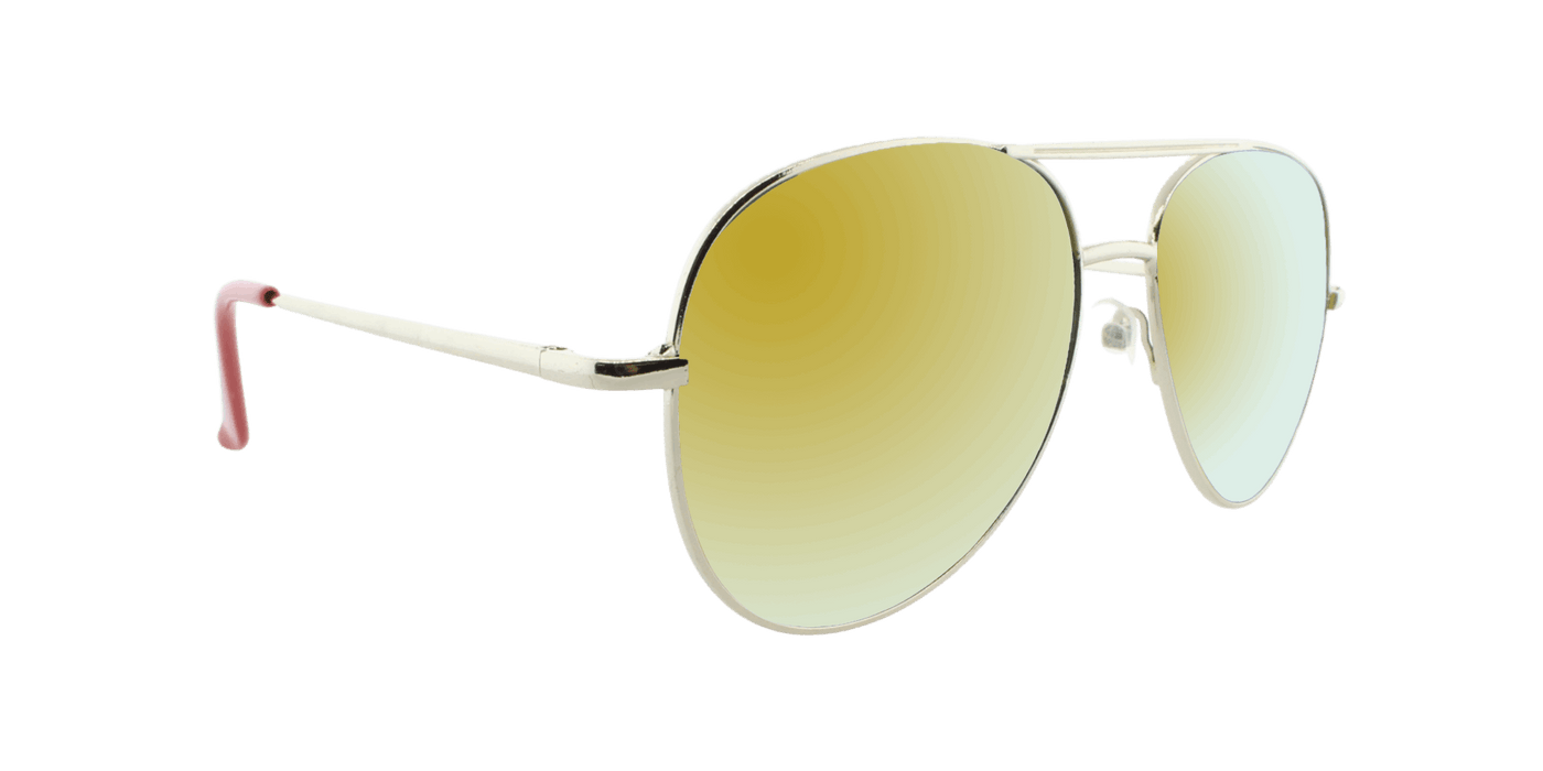 Fuselage - Polarized Full-Size Aviator Silver (Red Mirror)