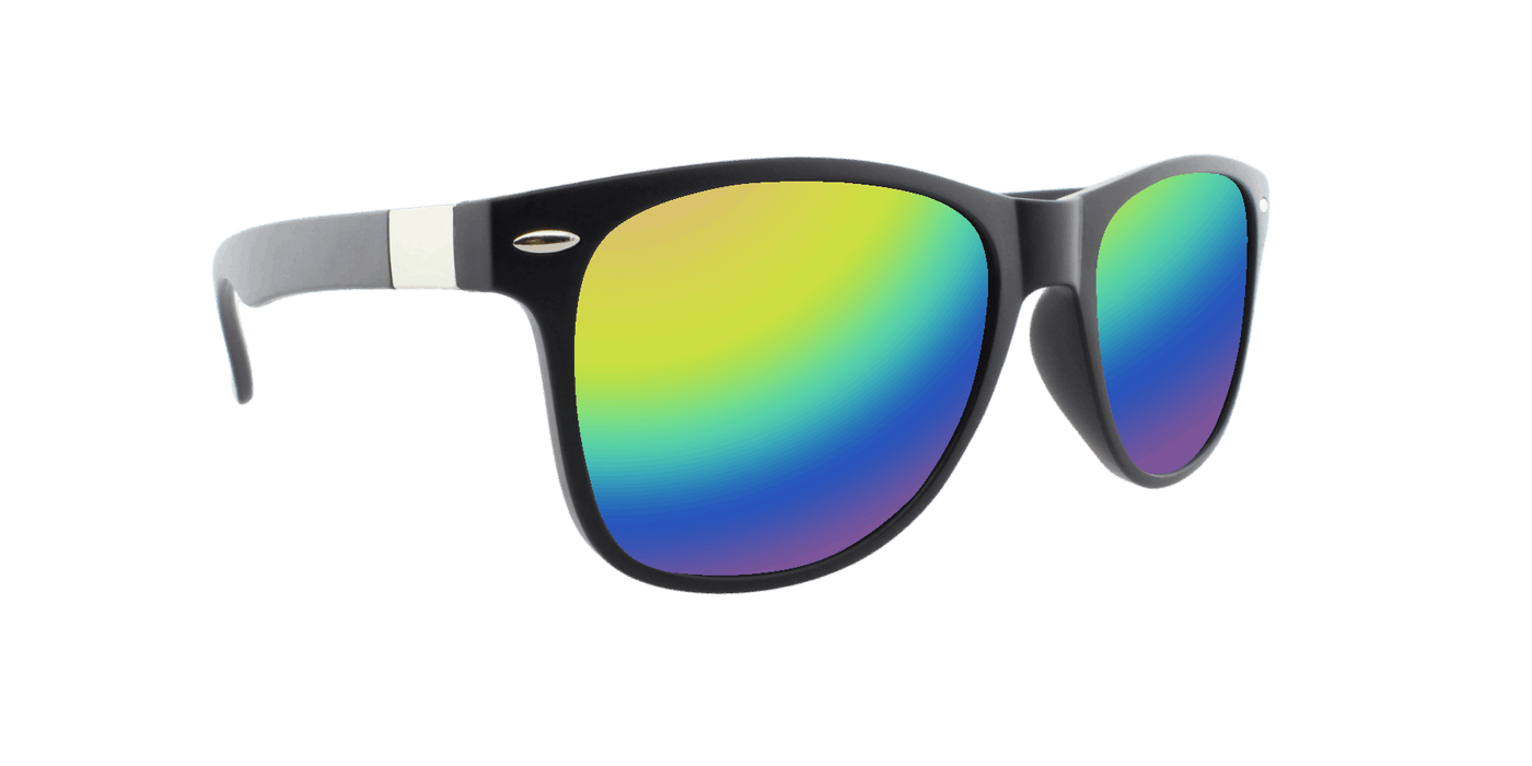 Vibe - Classic Retro Black Matte (Rainbow Mirror)