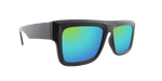 Echo - Polarized Modified Retro Black (Rainbow Mirror)