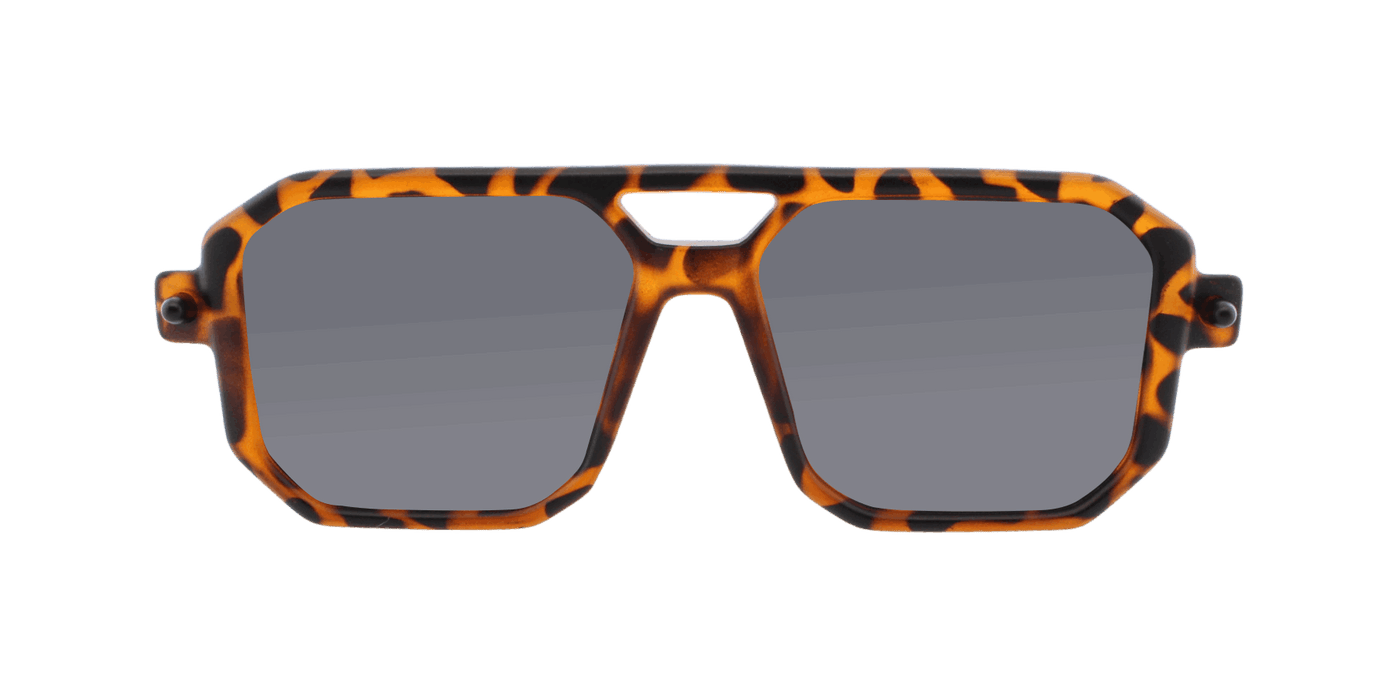 Voyager - Modified Aviator Tortoise w/ Black (Smoked).