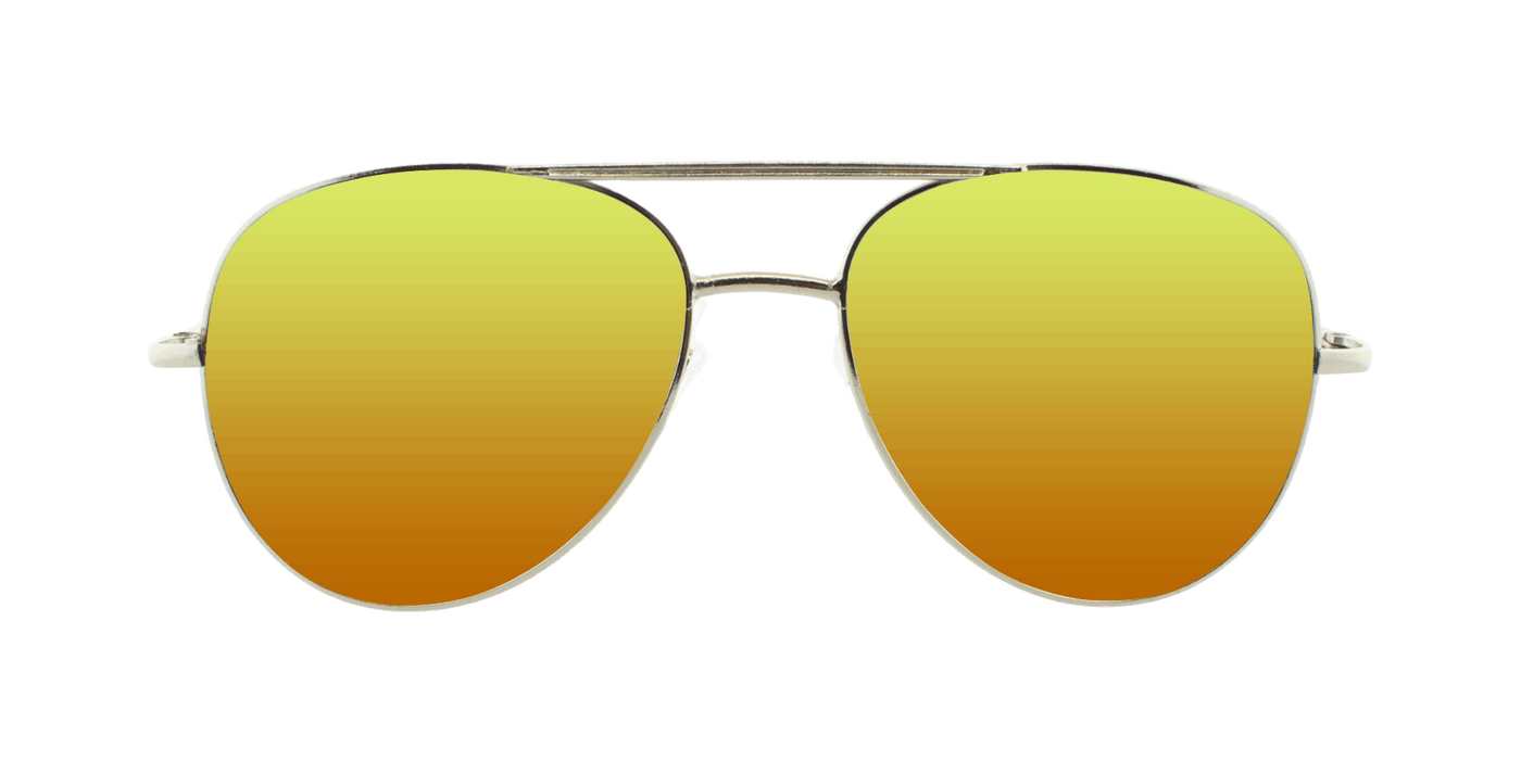 Fuselage - Polarized Full-Size Aviator Silver (Red Mirror)