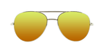 Fuselage - Polarized Full-Size Aviator Silver (Red Mirror)