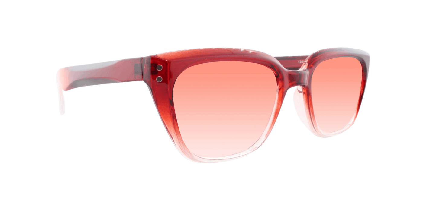 Vintage - Polarized Fashion Retro Red Translucent (Red Gradient)