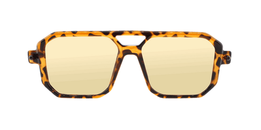 Voyager - Modified Aviator Tortoise w/ Tan (Light Brown).