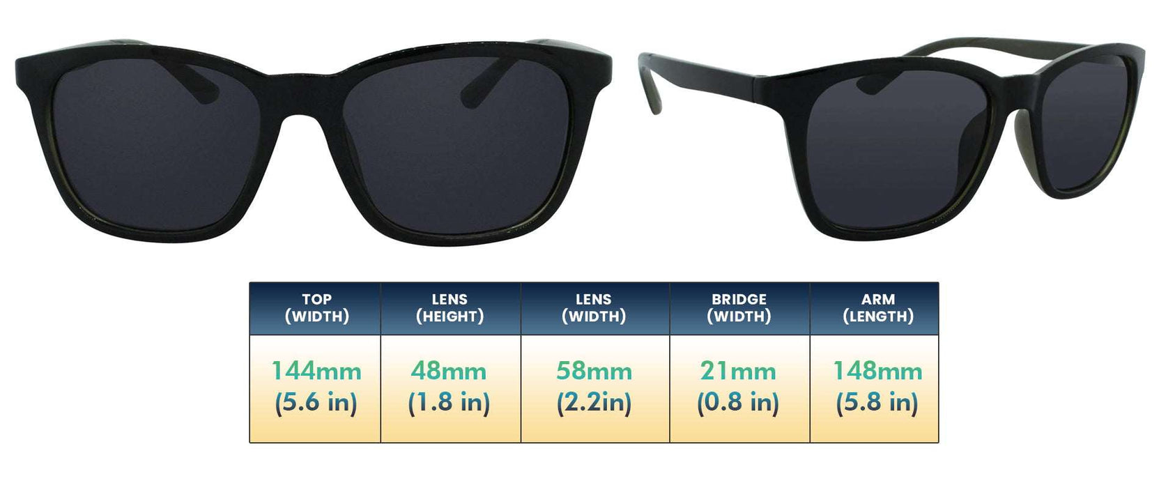 Response - Polarized Classic Standard Floral (Rainbow Mirror)