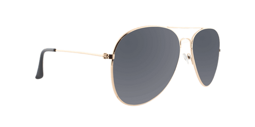 Sunset -  Polarized Classic Aviator Gold (Dark Smoked)
