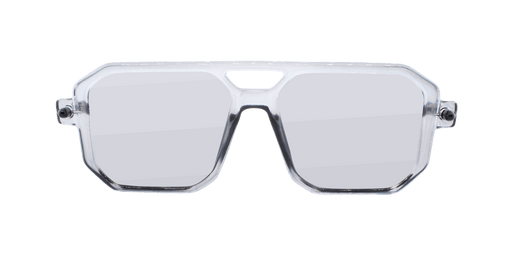 Voyager - Modified Aviator Charcoal w/ Black (Light Smoked).