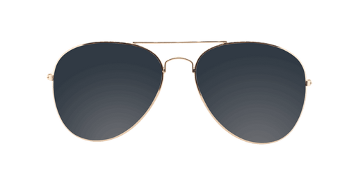 Sunset -  Polarized Classic Aviator Gold (Dark Smoked)