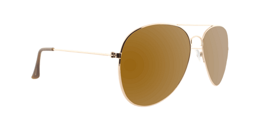 Sunset -  Polarized Classic Aviator Gold (Dark Brown)