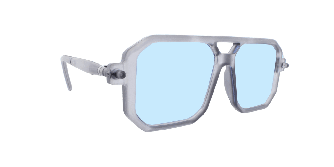 Voyager - Modified Aviator Black w/ Charcoal (Blue).
