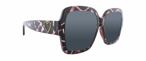 Cherish - Polarized Heart Accent Fashion Pink Demi (Smoked)