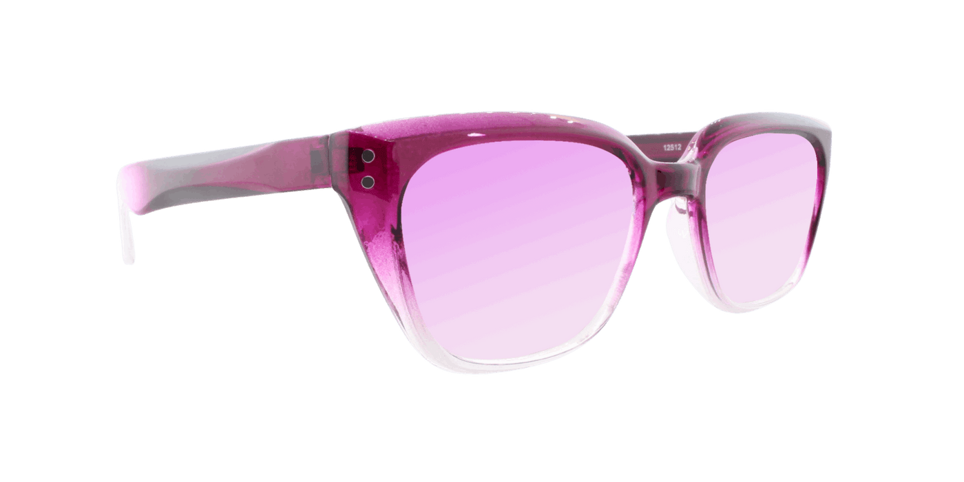 Vintage - Fashion Retro Purple Translucent (Purple Gradient)