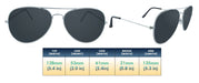 Sunset - Classic Aviator Gold (Red Mirror)